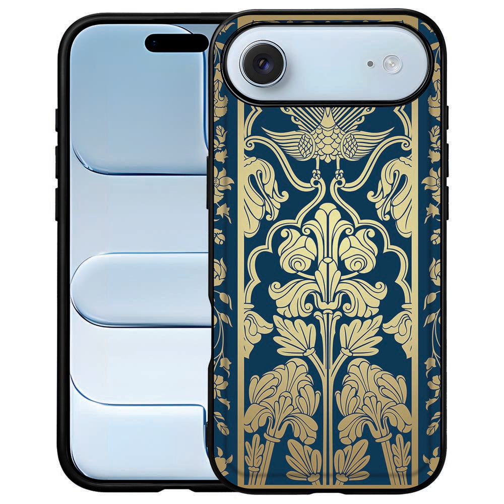 iPhone Air Back Cover Beige Flowers voorkant