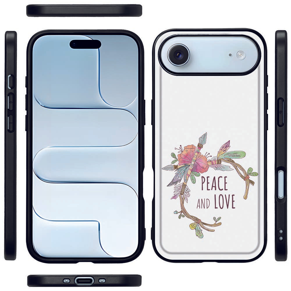 Apple iPhone Air Back Cover Boho Tekst zijkant voorkant achterkant