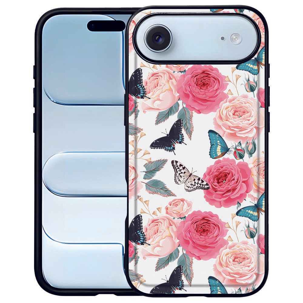 Apple iPhone Air Back Cover iPhone Air Butterfly Roses hoesje bloemen vlinders