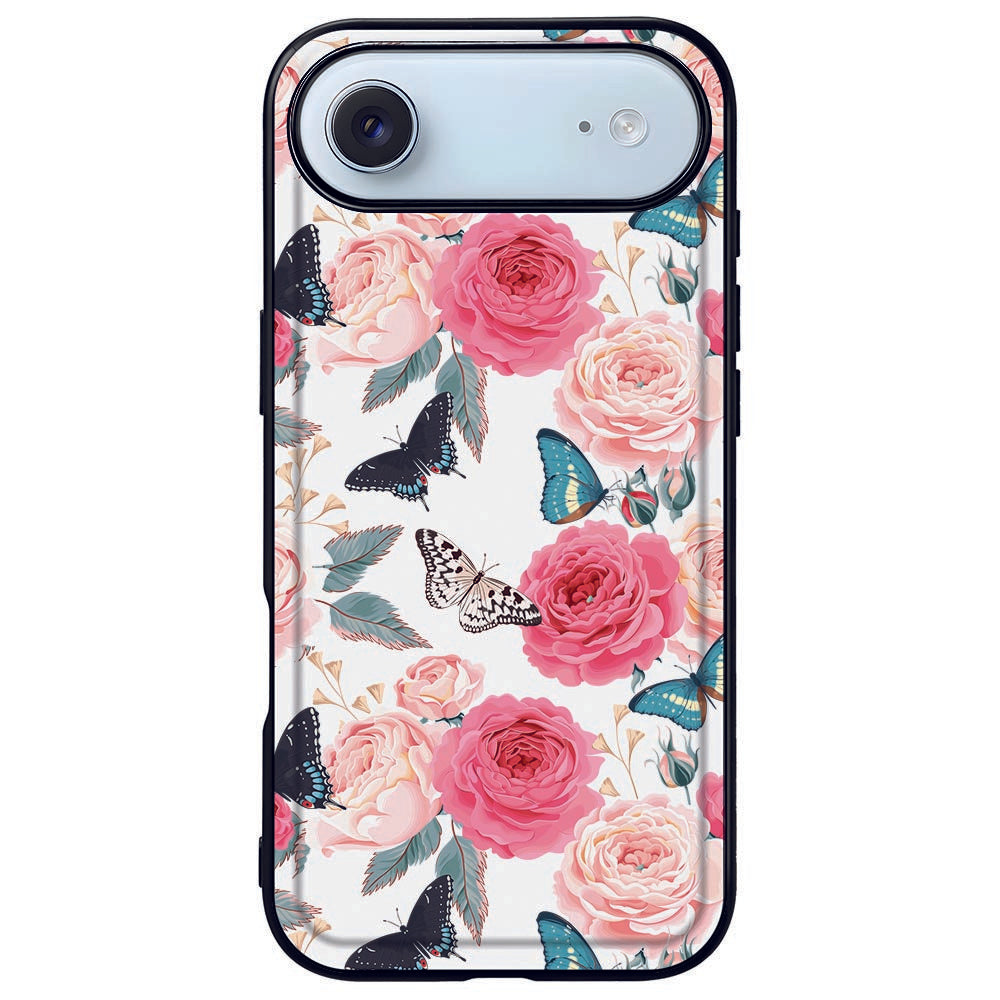 Apple iPhone Air Back Cover iPhone Air Butterfly Roses design voorzijde