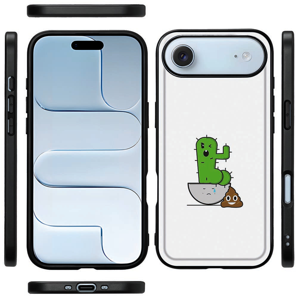 Telefoonhoesje Apple iPhone Air Cactus Poo telefoonhoesje cactus poo aanzicht