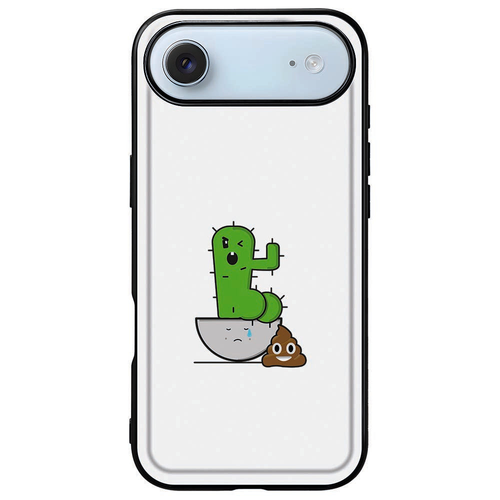 Telefoonhoesje Apple iPhone Air Cactus Poo cactus ontwerp vooraanzicht