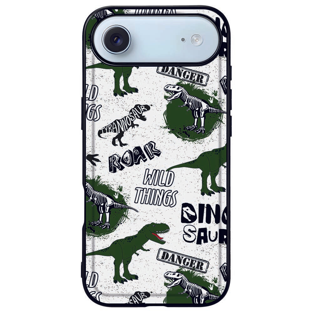 iPhone Air Backcover Hoesje Dinosaurus speels design zijaanzicht