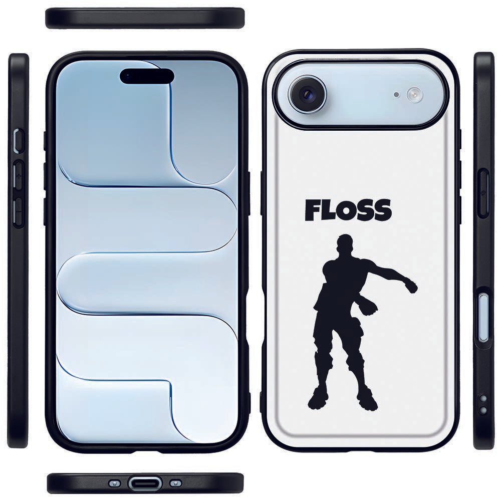 Apple iPhone Air Floss beschermhoes Floss ontwerp zwart wit