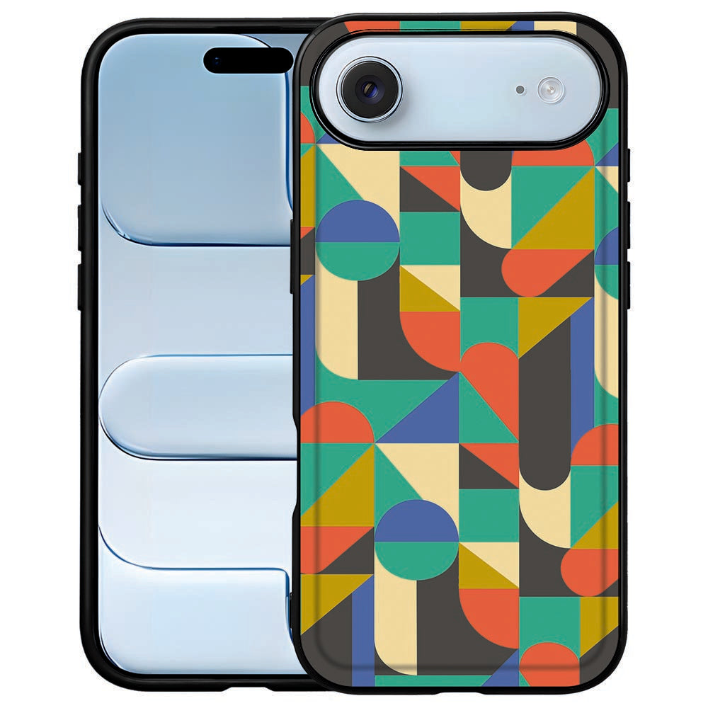 iPhone Air Telefoonhoesje Funky Retro achteraanzicht kleurrijk design