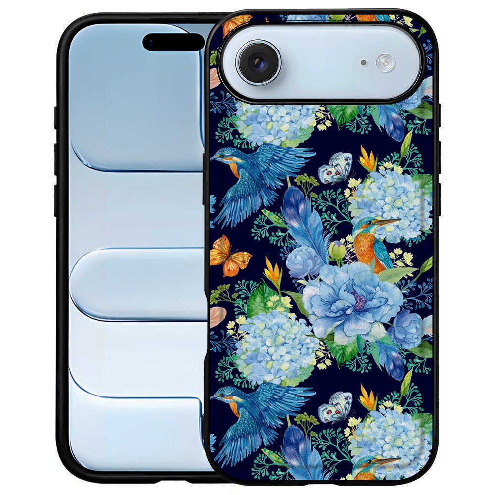 Apple iPhone Air Back Cover Ijsvogel design hoesje voorkant en achterkant
