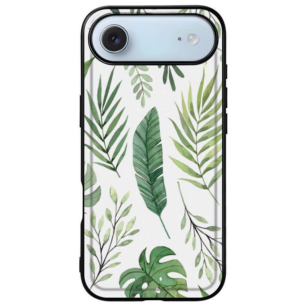 Leaves Backcover Hoesje iPhone Air botanisch design achterkant