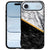 Apple iPhone Air Beschermhoes Marble White Black voorzijde