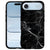 Apple iPhone Air Back Cover Marmer Zwart zij aanzicht