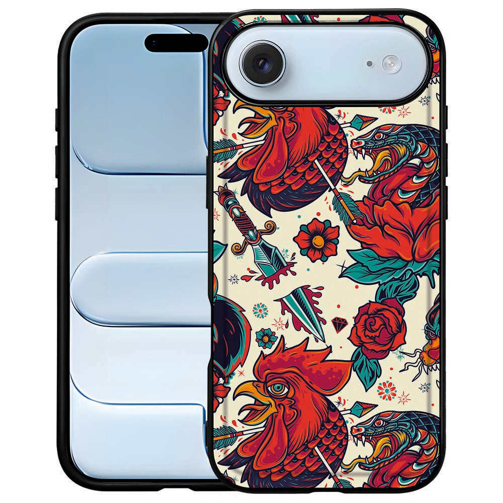 iPhone Air TPU Hoesje Old Skool tattoo design achterkant