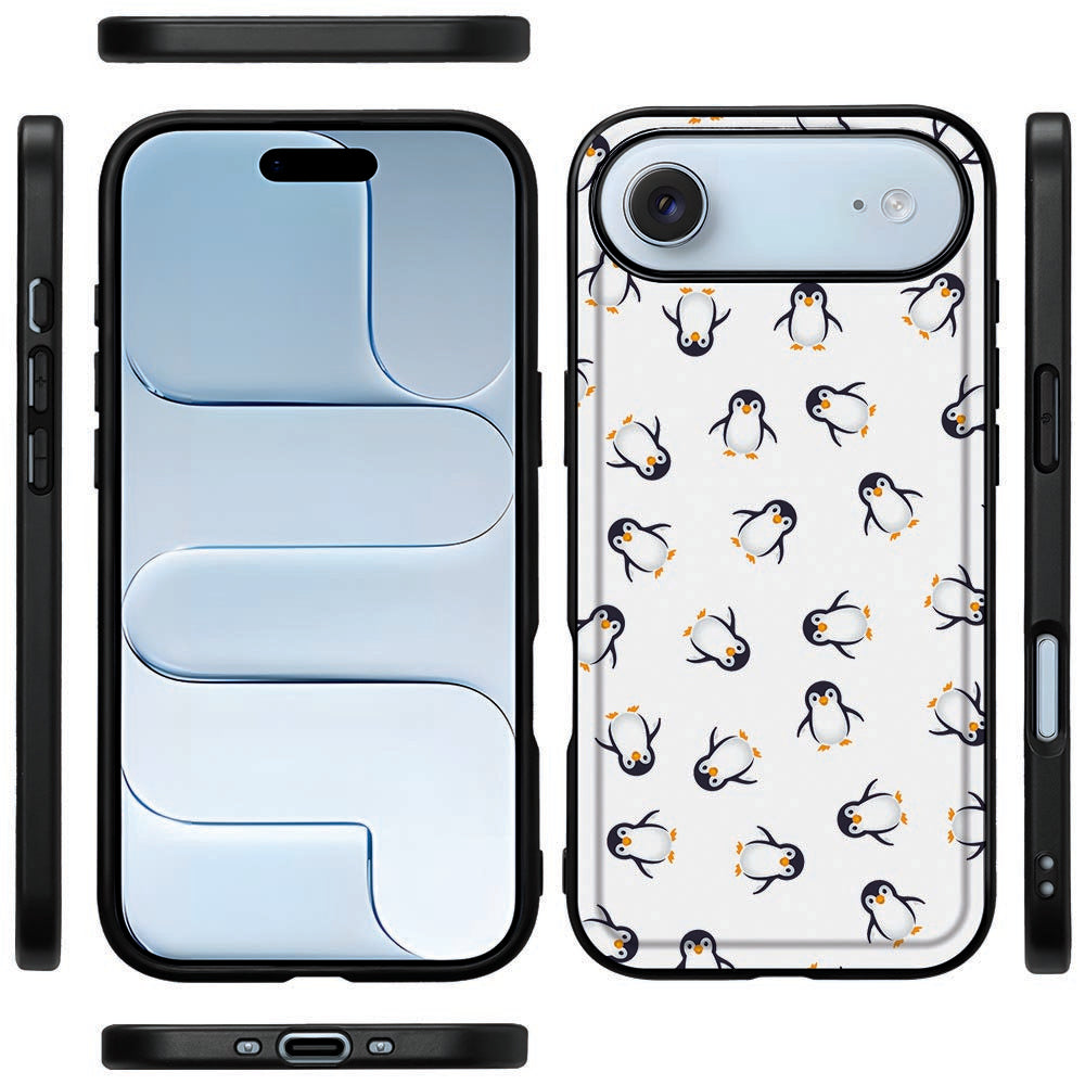 Pinguïn Hoesje iPhone Air hoesje pinguïn ontwerp voorkant zijkanten