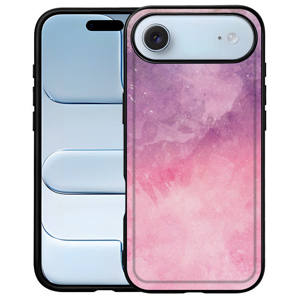 Apple iPhone Air Pink Purple Paint TPU Hoesje achterkant ontwerp