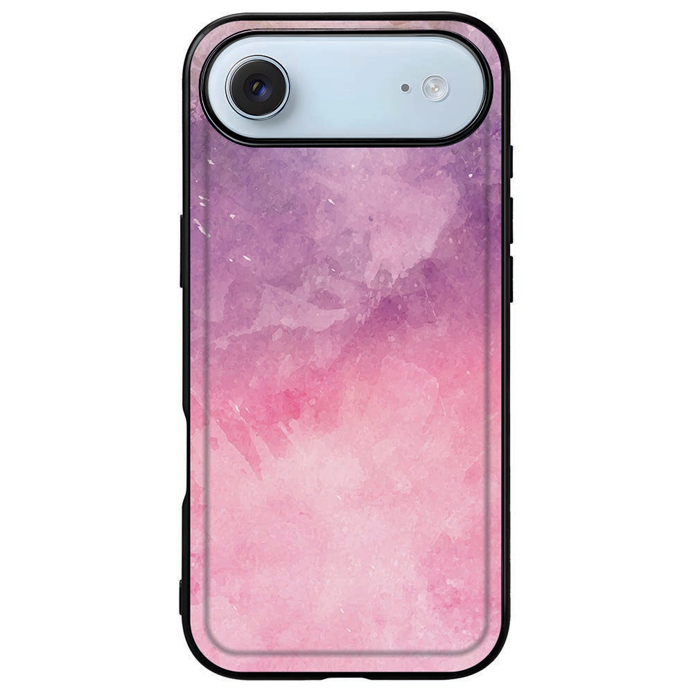 Apple iPhone Air Pink Purple Paint TPU Hoesje achteraanzicht