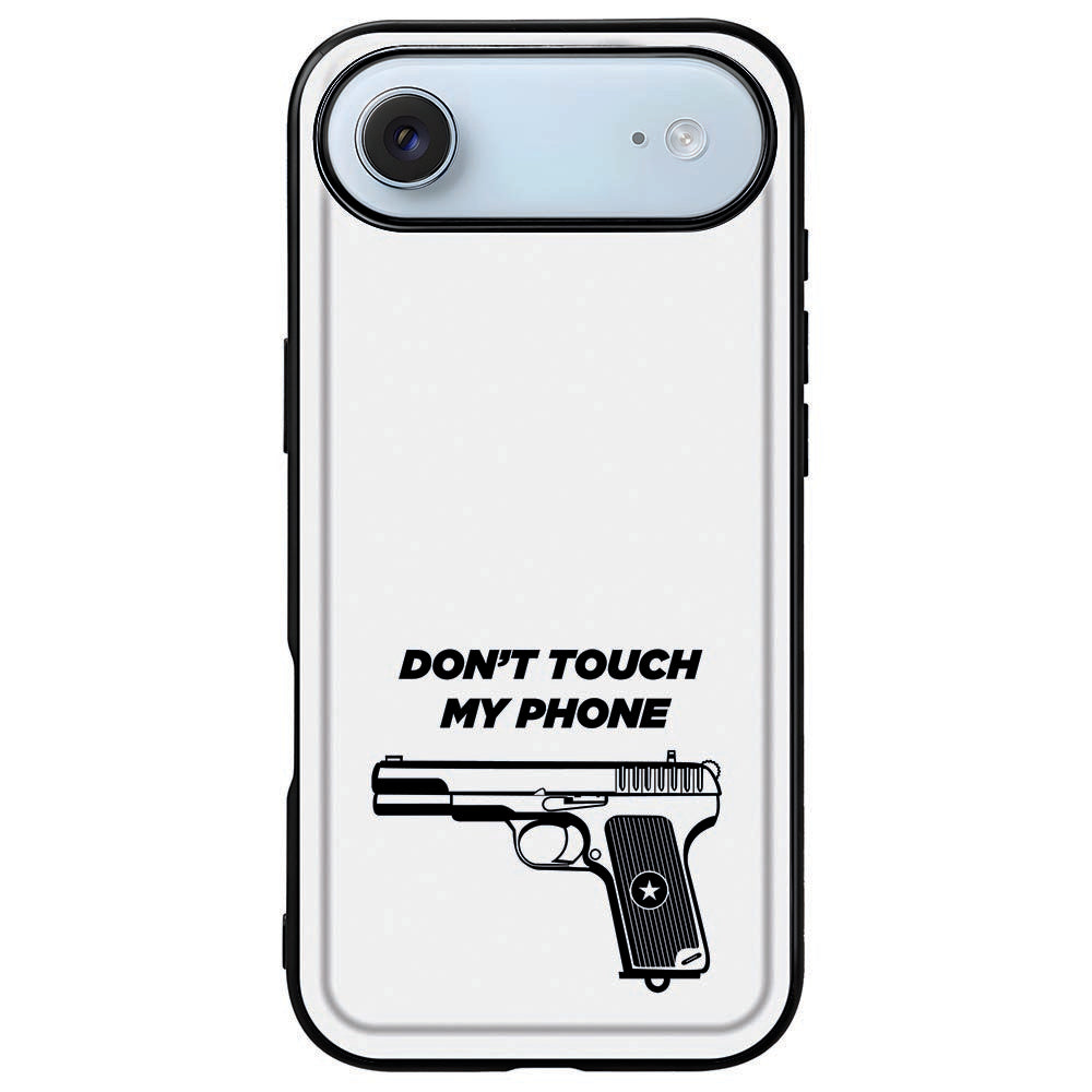 Pistol DTMP Beschermhoes Apple iPhone Air hoes met pistool print voorkant