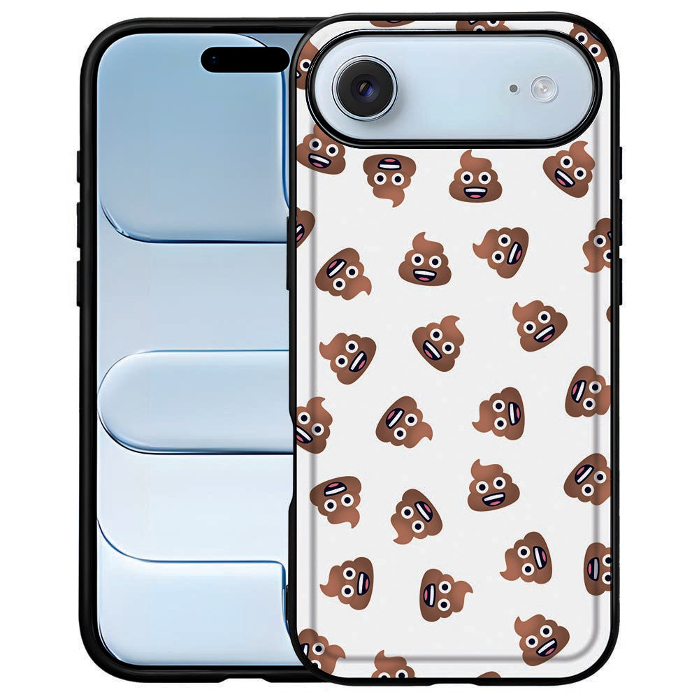 Apple iPhone Air Poep Emojis Backcover Hoesje design voorzijde