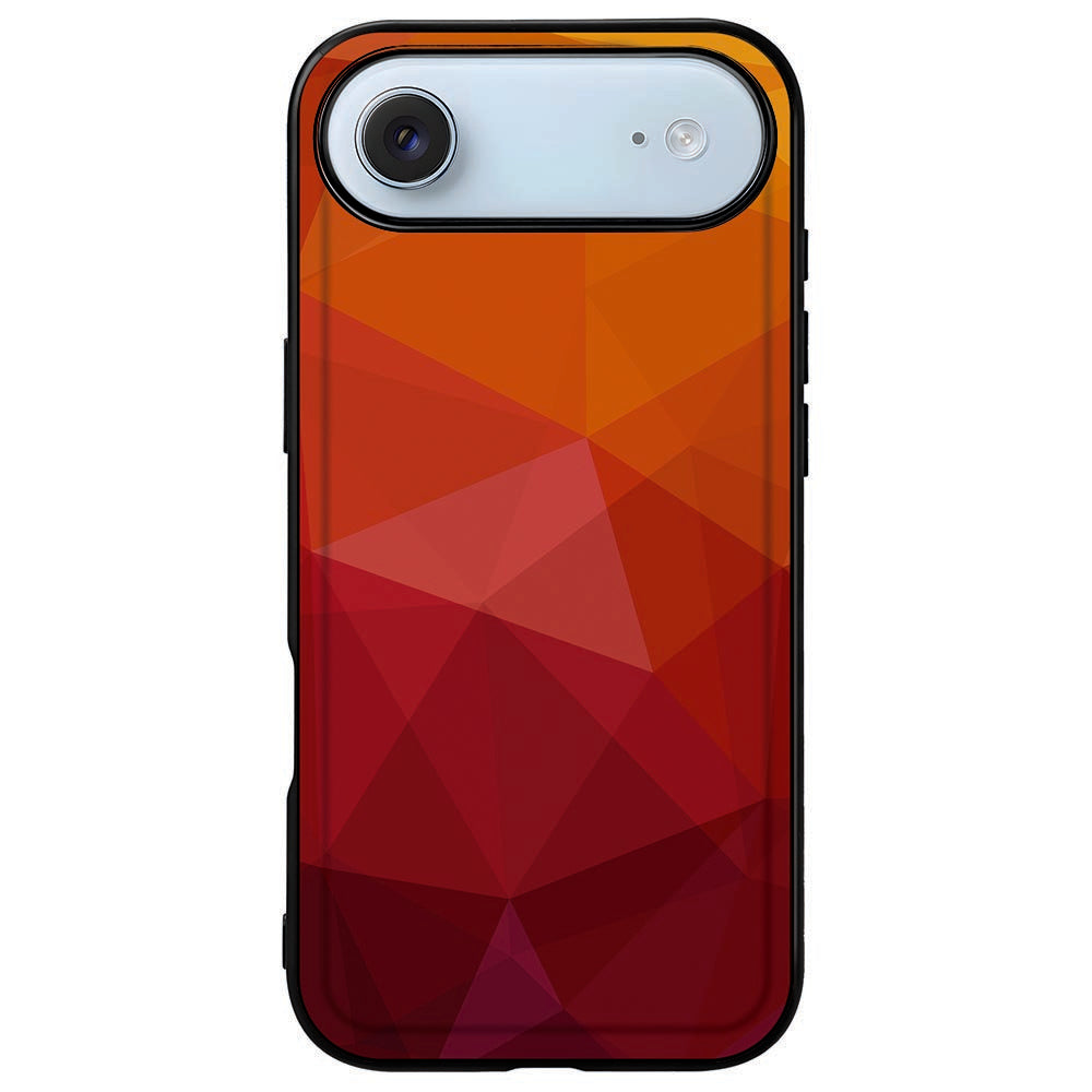Polygon Red Back Cover Apple iPhone Air design polygon roodgekleurd