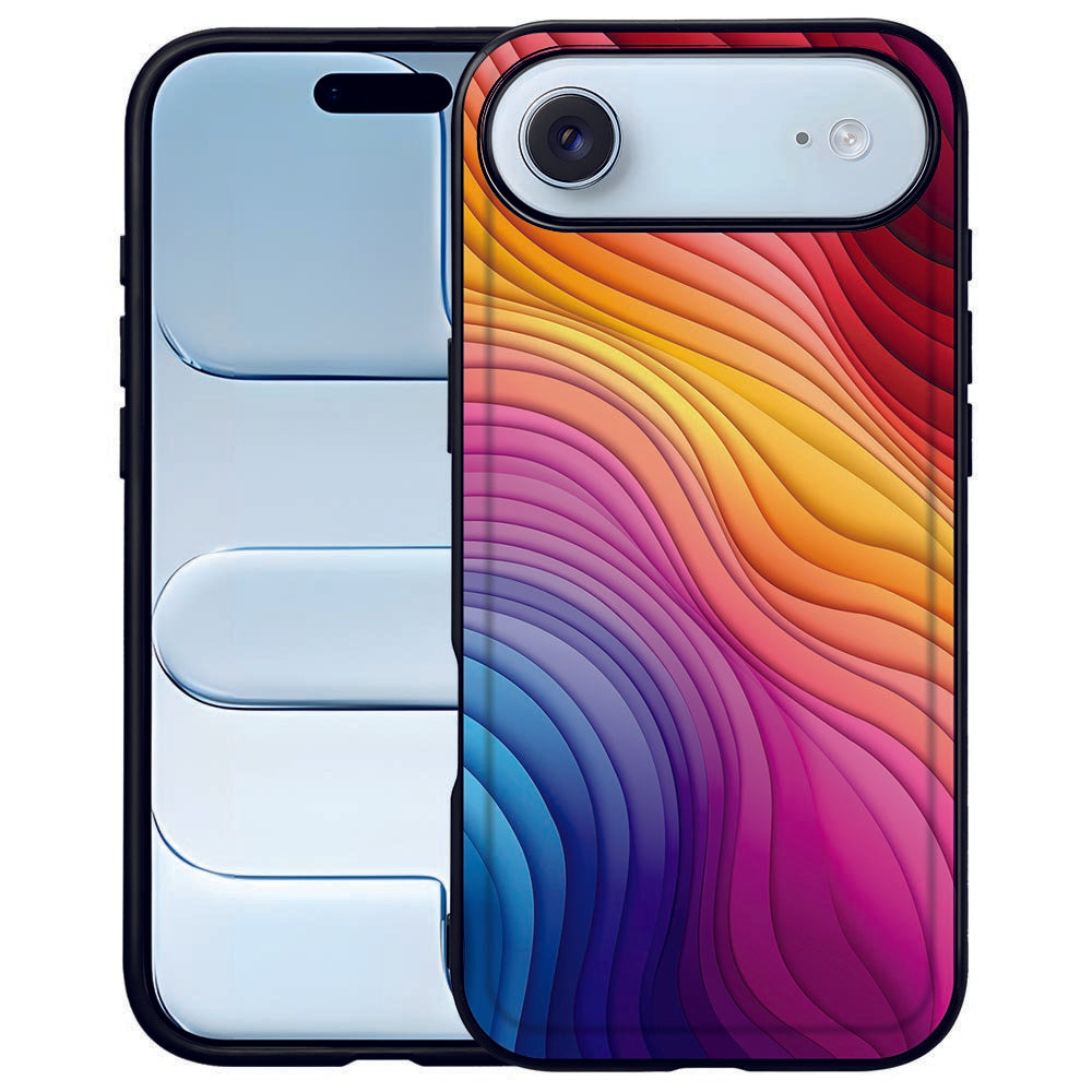 iPhone Air Backcover Hoesje Regenboog kleurrijk design achterzijde