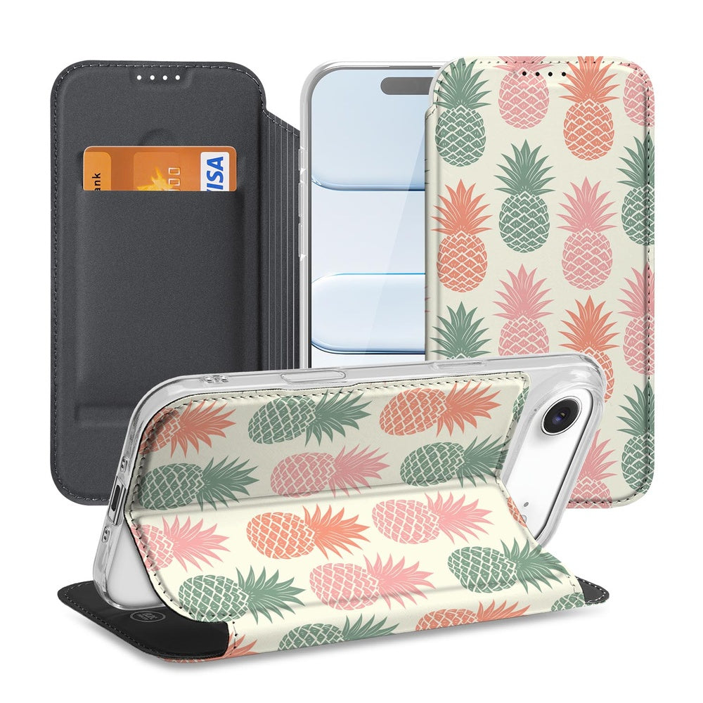 Apple iPhone Air Book Cover Ananas flip stijl ananas ontwerp voorzijde