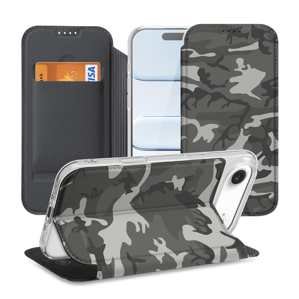 iPhone Air Telefoonhoesje Army Light phone case camouflage design front back