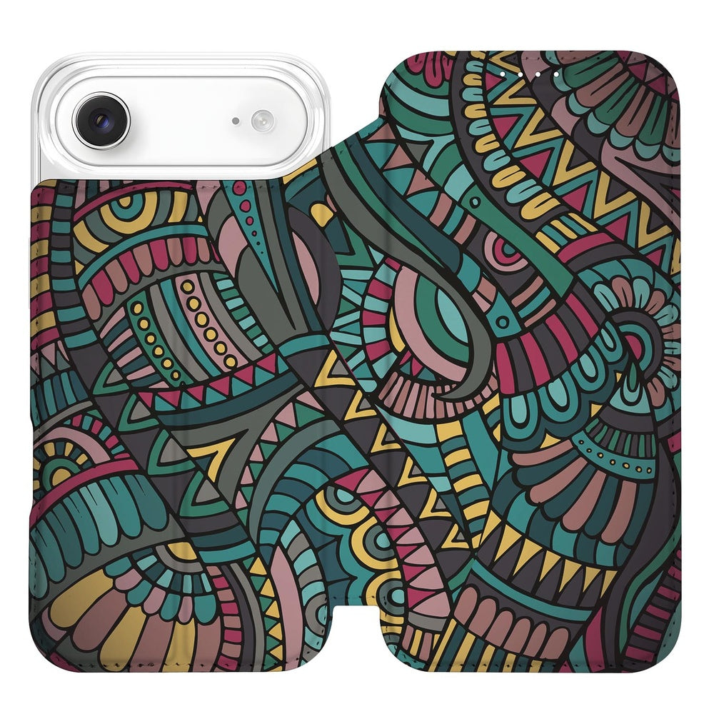Apple iPhone Air Flip Style Cover Aztec design voorkant