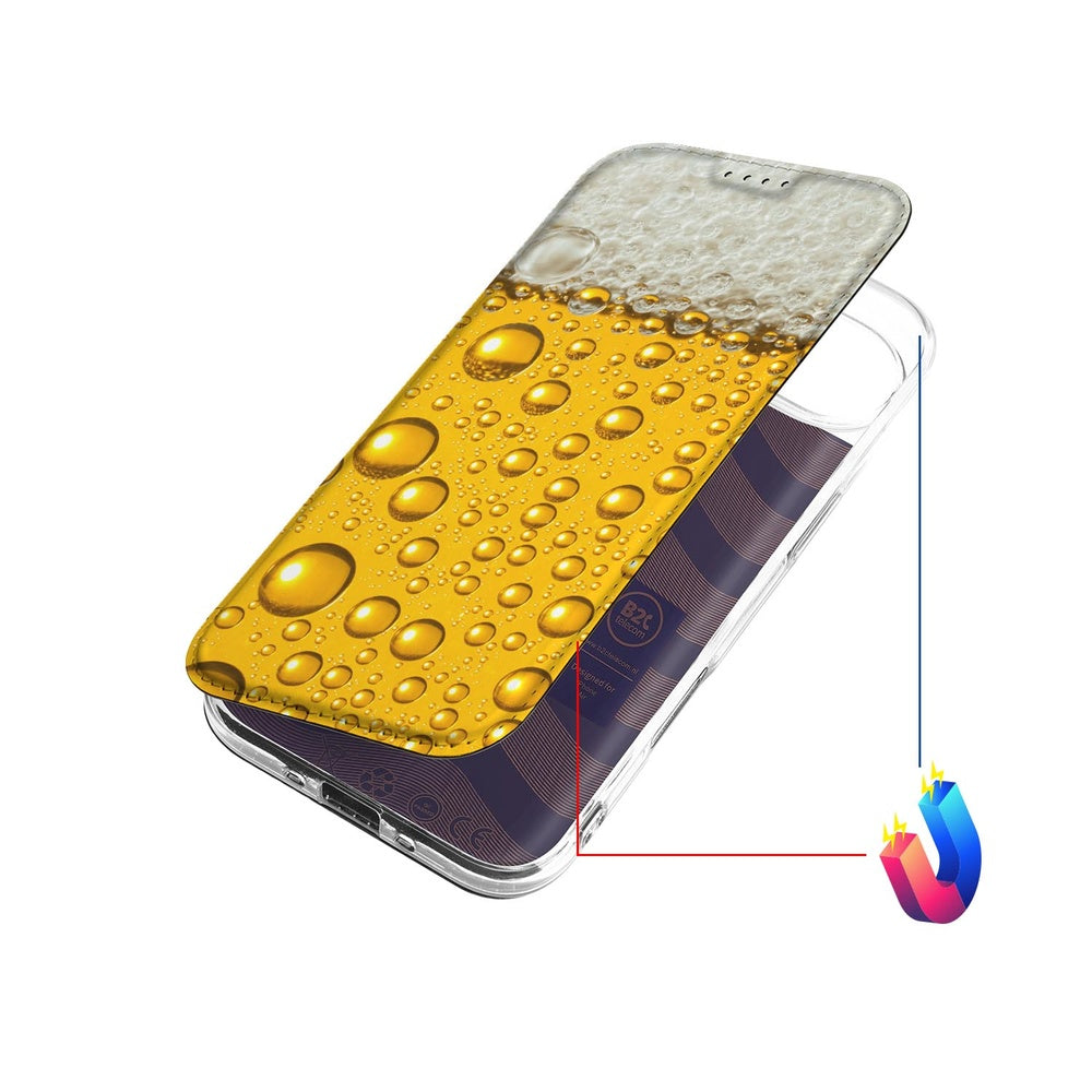 Apple iPhone Air Book Cover Bier design bierprint aanzicht