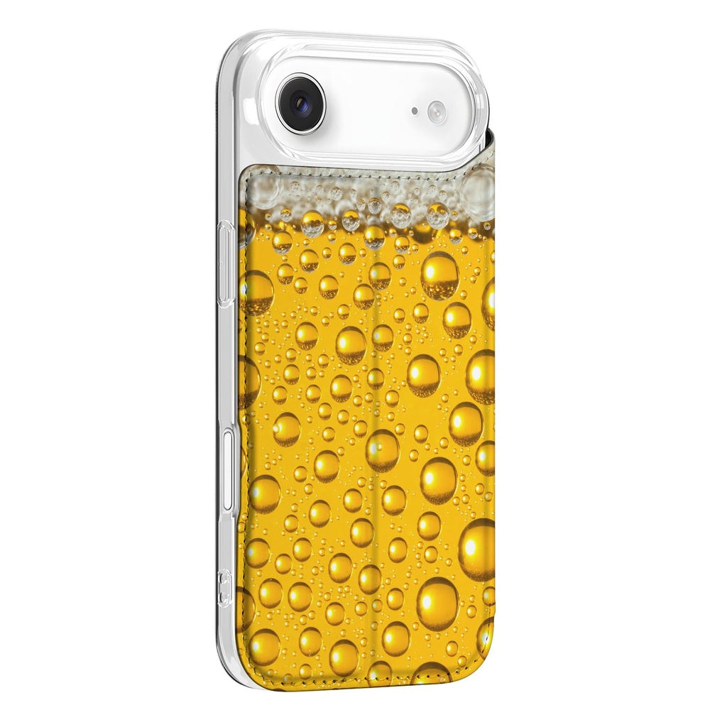 Apple iPhone Air Book Cover Bier bierdesign zijaanzicht