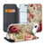 Apple iPhone Air Book Wallet Case Bloemen bloemenprint vooraanzicht