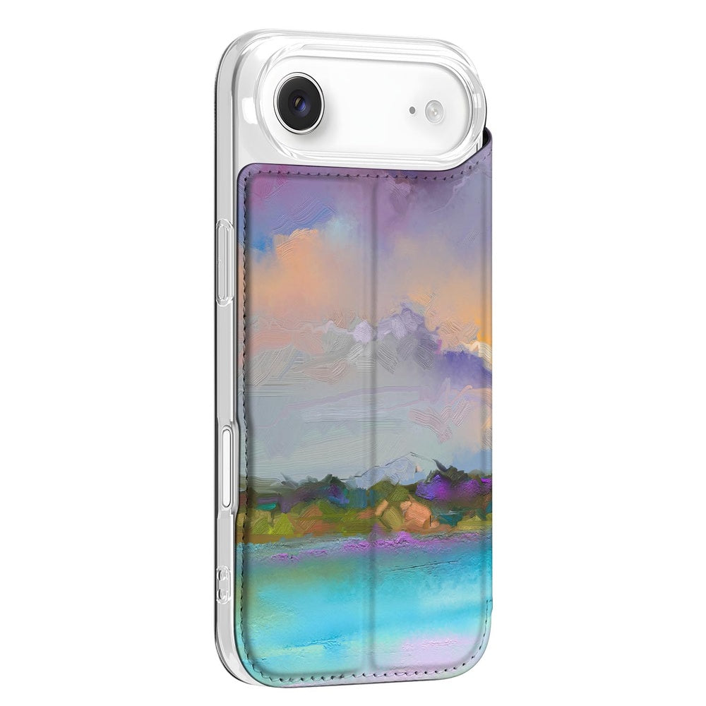 Apple iPhone Air Book Case Boat design maritieme stijl aanzicht