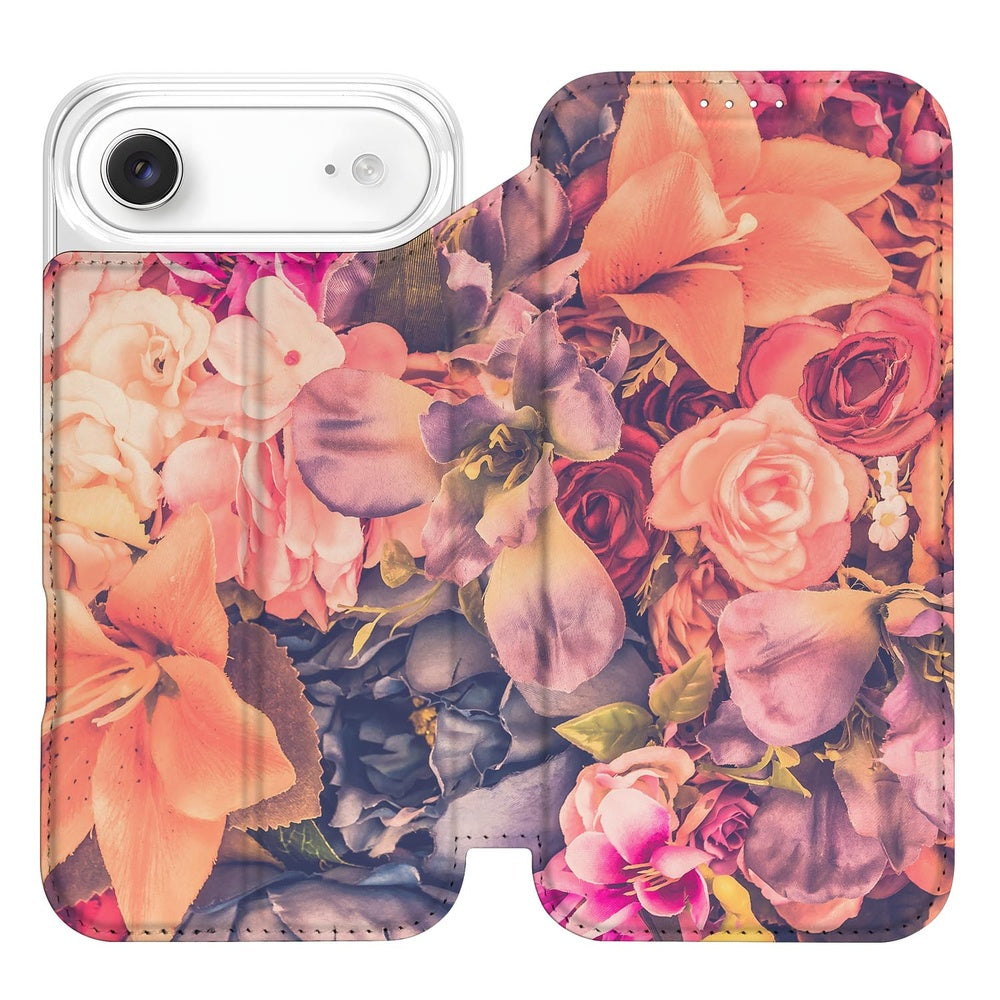Apple iPhone Air Book Cover Bosje Bloemen bloemenprint voorkant