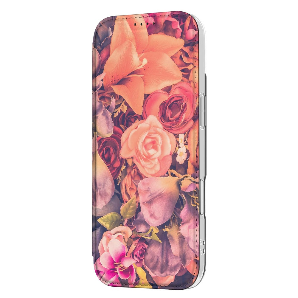 Apple iPhone Air Book Cover Bosje Bloemen bloemenprint zijkant