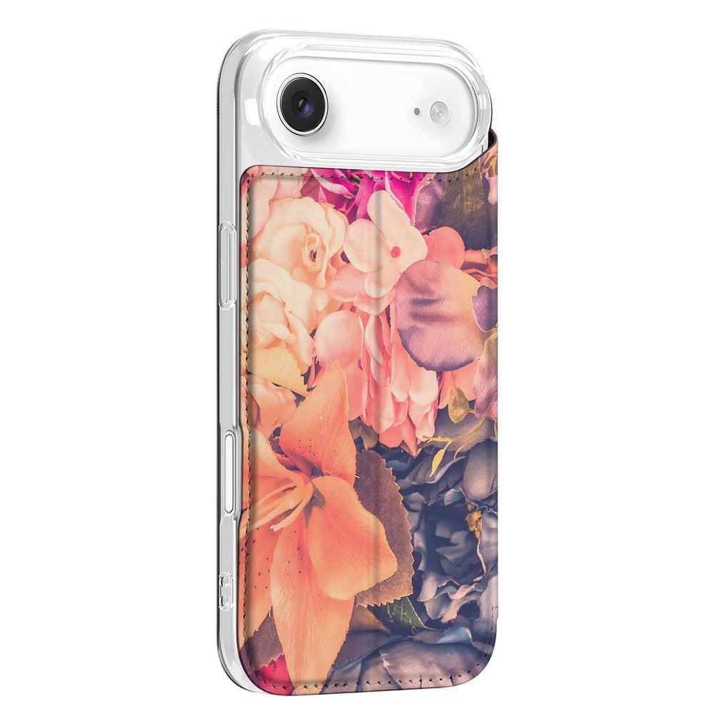 Apple iPhone Air Book Cover Bosje Bloemen bloemenprint zijkant