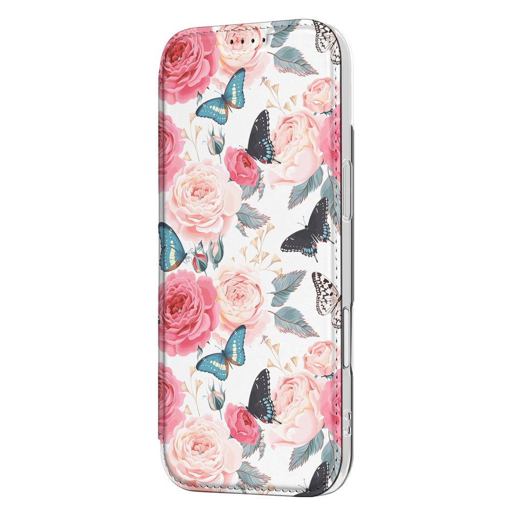 Apple iPhone Air Telefoonhoesje Butterfly Roses telefoonhoesje design butterfly roses aanzicht