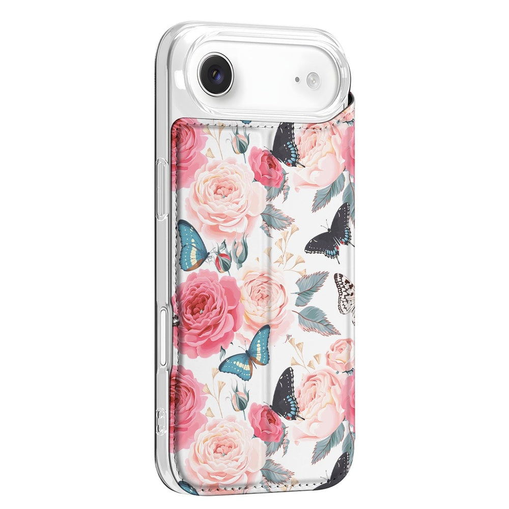 Apple iPhone Air Telefoonhoesje Butterfly Roses telefoonhoesje design vlinders rozen