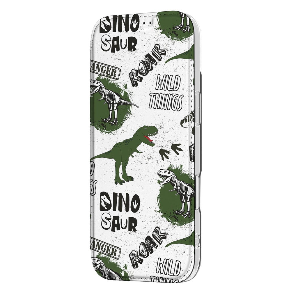 Apple iPhone Air Standcase Hoesje Dinosaurus design dinosaurus ontwerp voorzijde