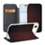 Book Cover iPhone Air Geruit Rood hoesje ruit patroon zwart rood aanzicht