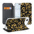 Bookcase Apple iPhone Air Gouden Bloemen hoes zwarte achtergrond gouden bloemenmotieven