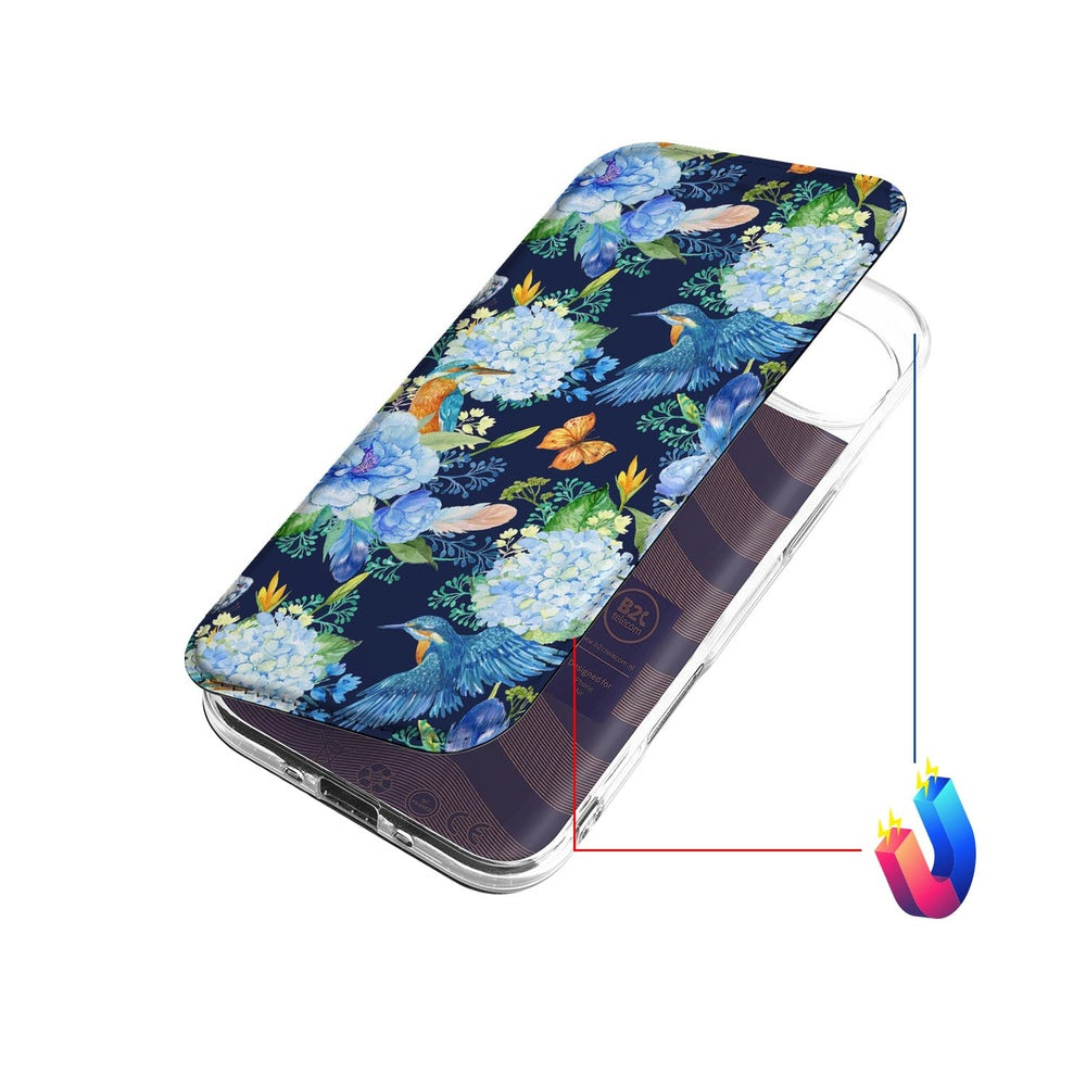 Telefoonhoesje Apple iPhone Air IJsvogel design IJsvogel aanzicht