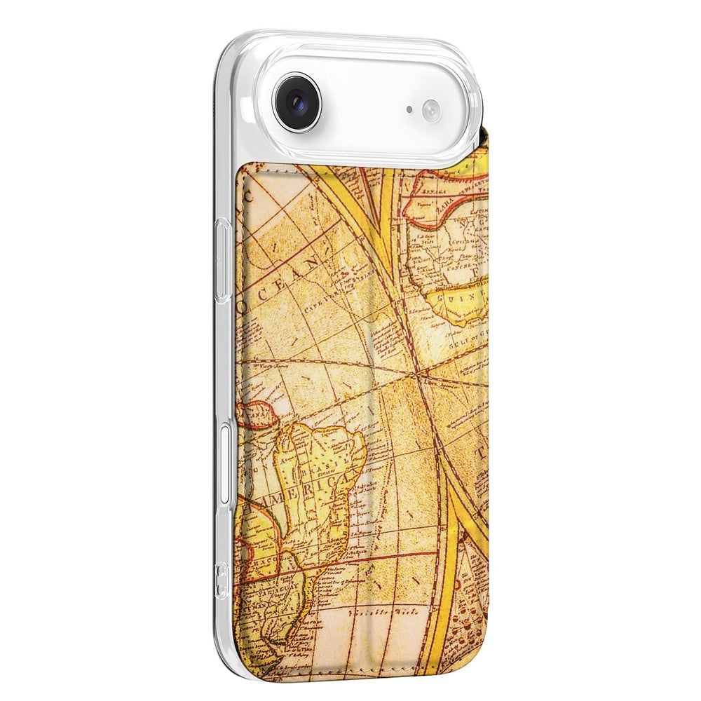 Apple iPhone Air Book Cover Apple iPhone Air Kompas zijaanzicht vintage kaart ontwerp