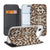 Apple iPhone Air Telefoonhoesje Leopard design standcase aanzicht