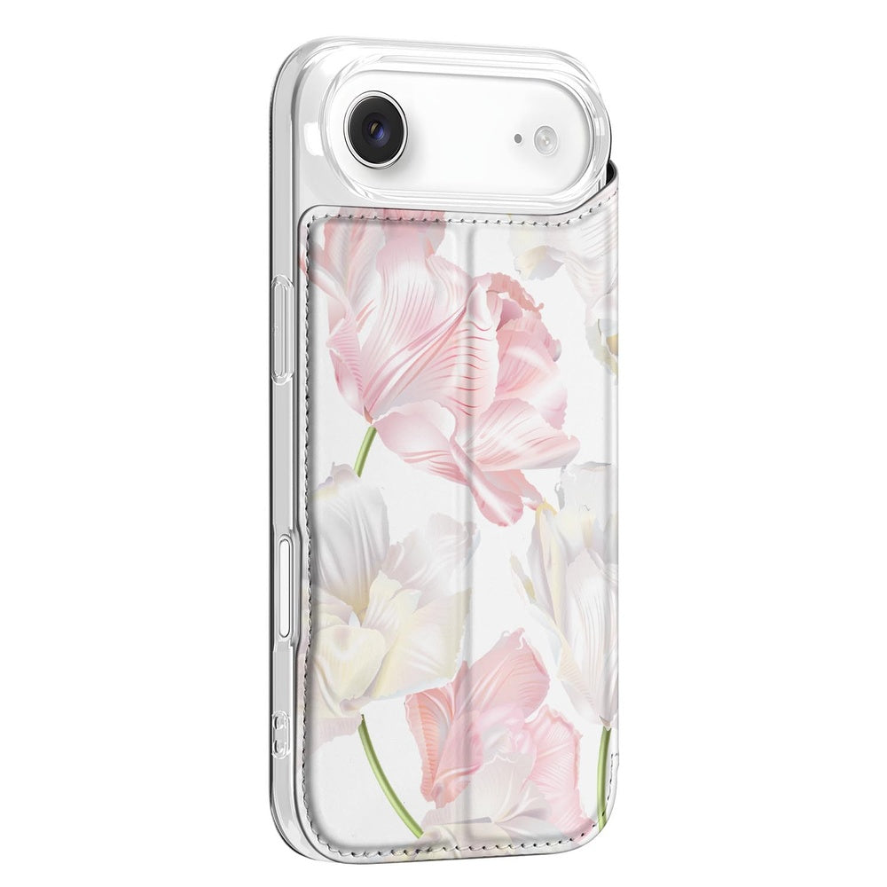 Book Wallet Case iPhone Air Lovely Flowers zijaanzicht bloemen