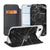 Apple iPhone Air Bookcase Wallet Case Marmer Zwart zwart marmer standing view design