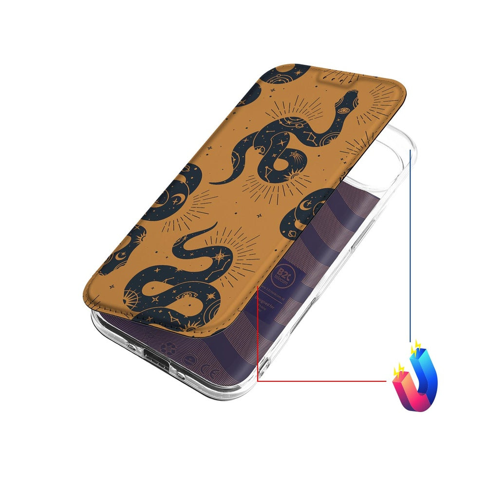 Telefoonhoesje Apple iPhone Air Snakes hoesje slangen design bovenaanzicht