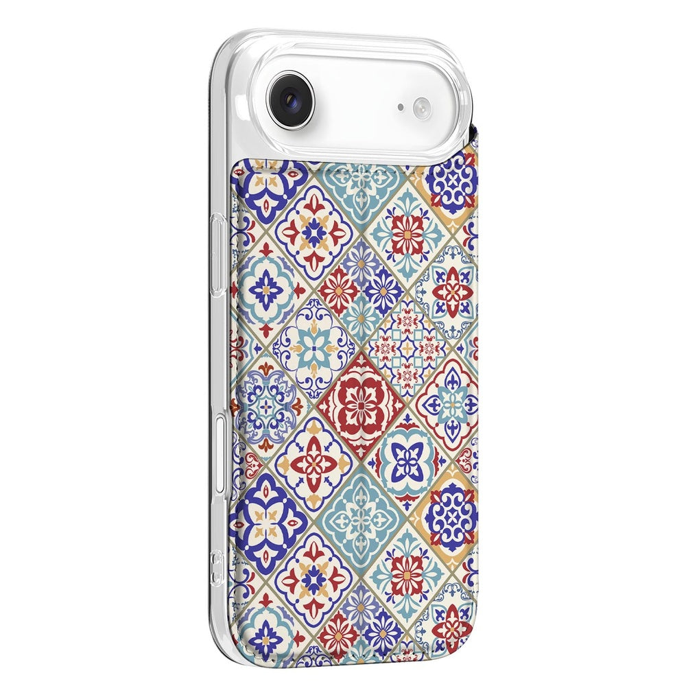 Apple iPhone Air Bookcase Tiles Color zijaanzicht design patroon