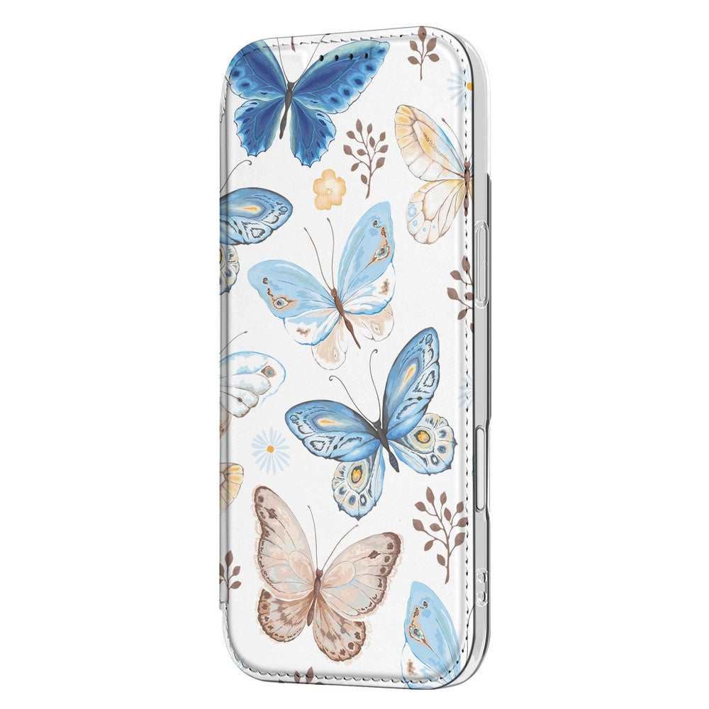 Apple iPhone Air Bookcase Vlinder design vlinder aanzicht