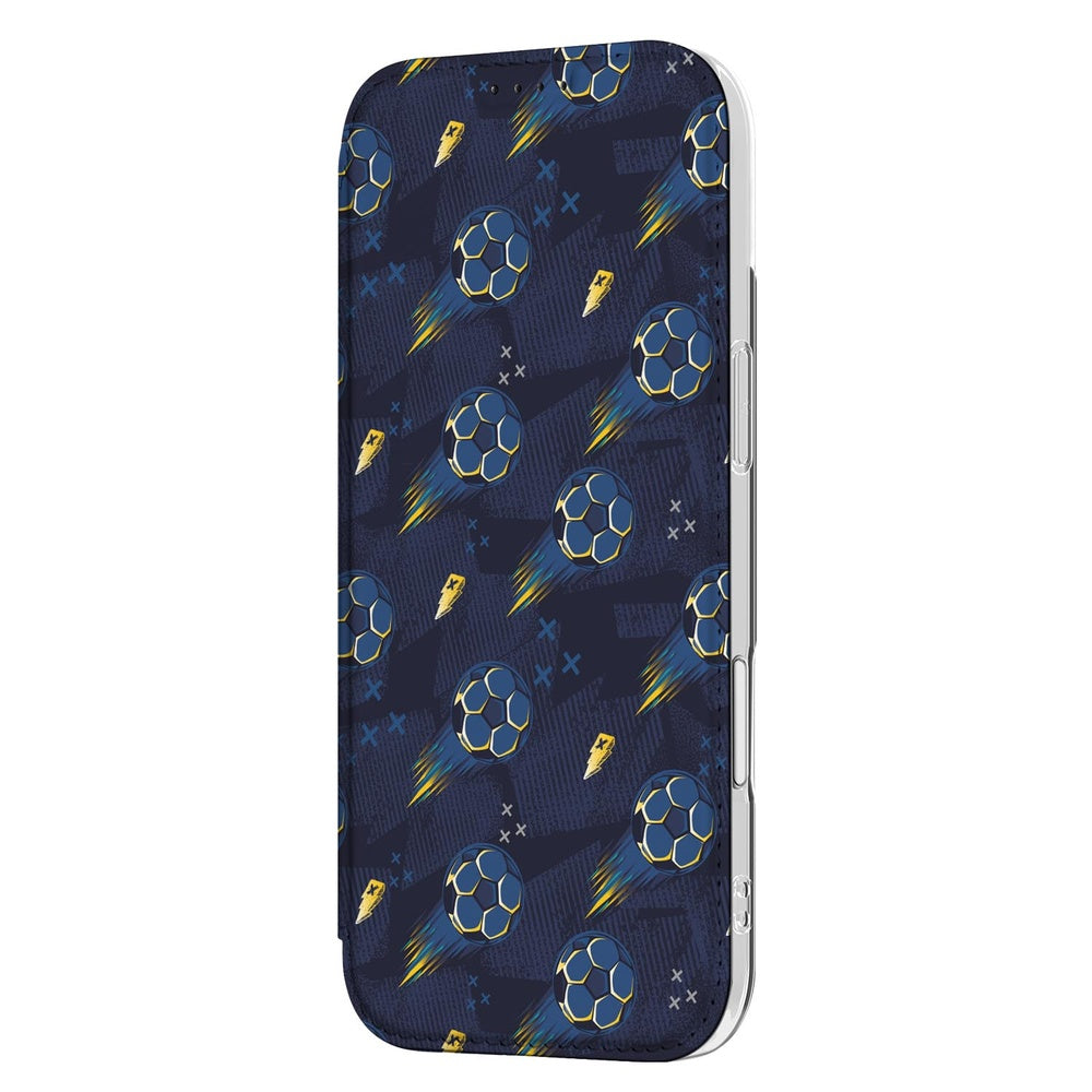 iPhone Air Telefoonhoesje Voetbal magneethoes voetbalpatroon zijaanzicht