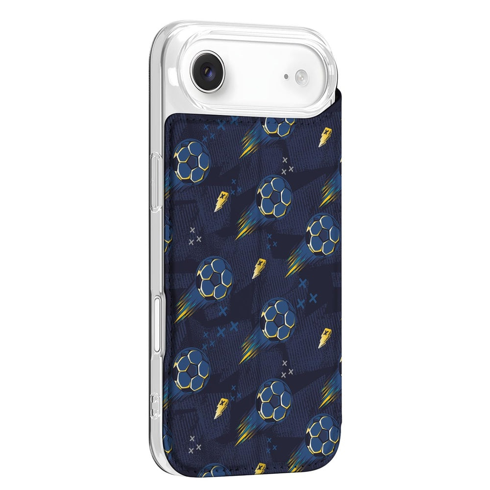 iPhone Air Telefoonhoesje Voetbal magneethoes voetbalpatroon achteraanzicht