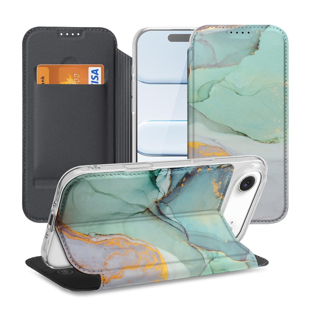 Apple iPhone Air Book Case Watercolor Mix bookcase design voorkant