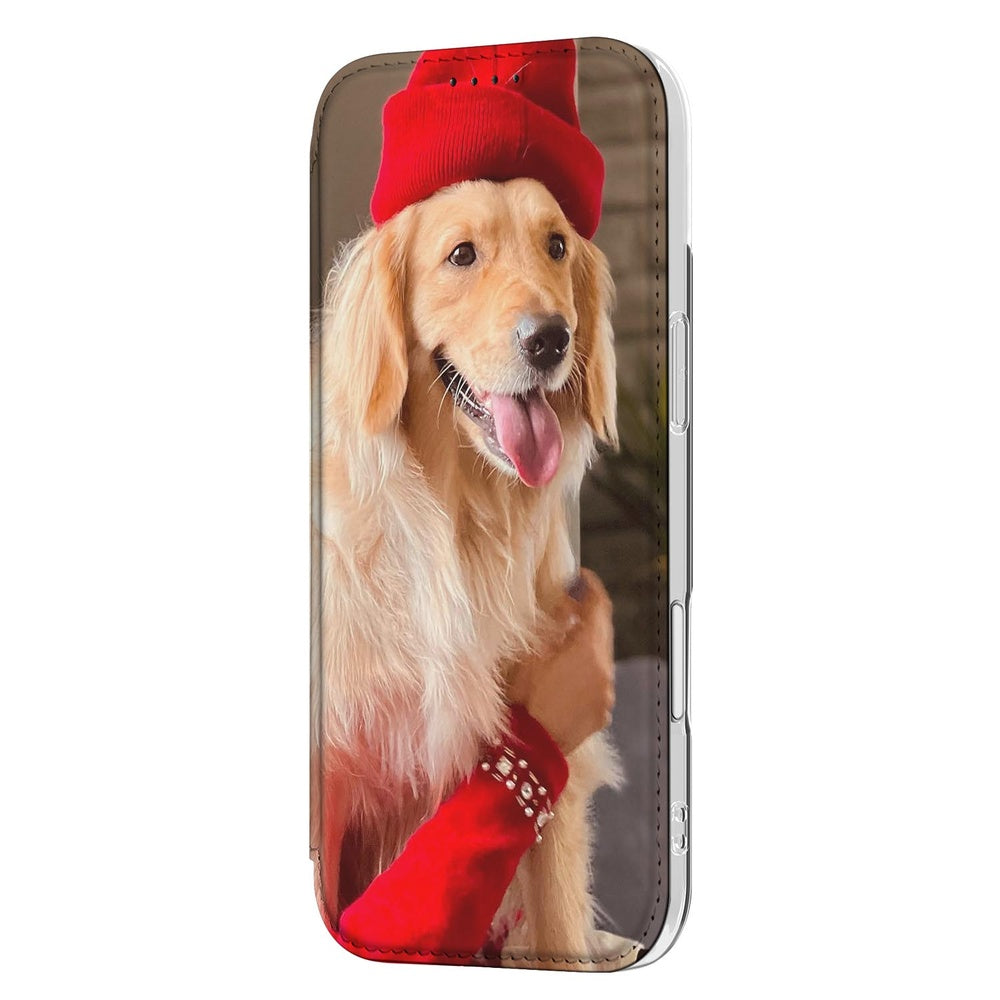 iPhone Air Stand Case Hoesje Maken met Foto hondenfoto design minimalistisch aanzicht