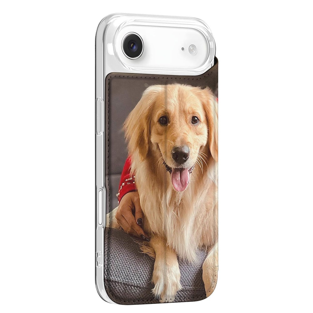 iPhone Air Stand Case Hoesje Maken met Foto hondenfoto zijaanzicht