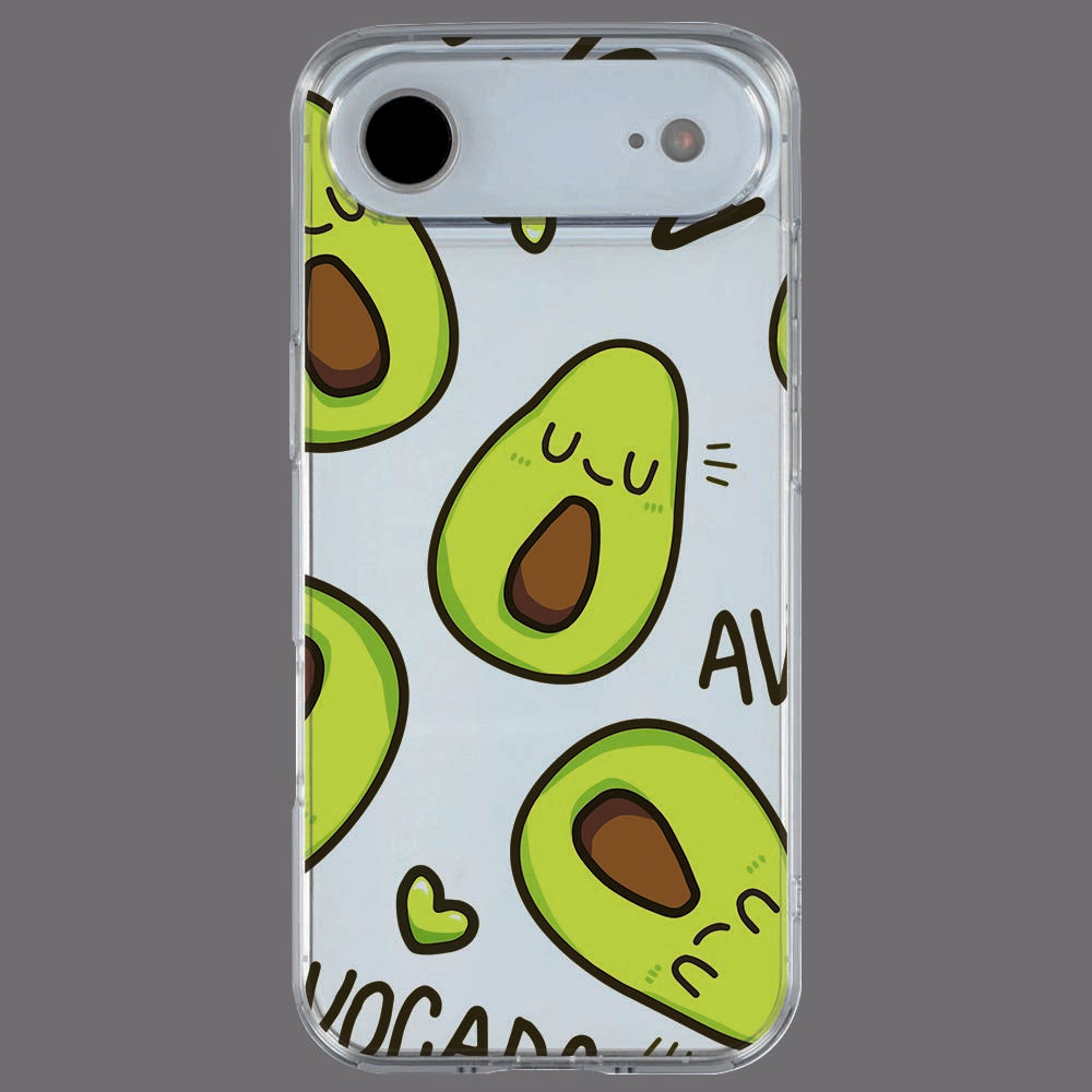 Achterkant van iPhone Air TPU hoesje Avocado Singing